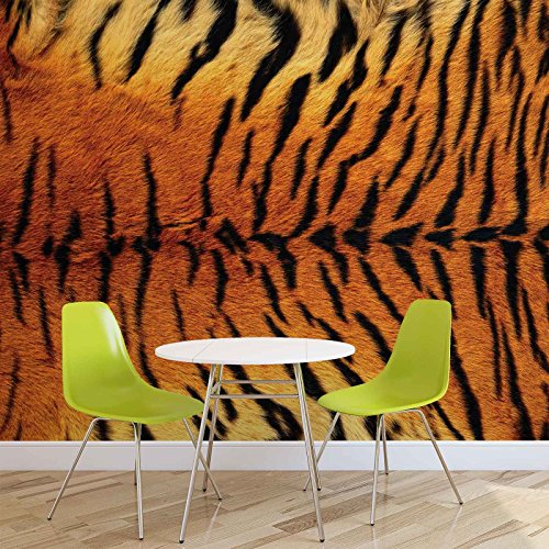 Forwall Vlies Fototapete Tapete Vliestapete Tiger Streifen AF181VEXXL (312cm x 219cm) Photo Wallpaper Mural von Forwall