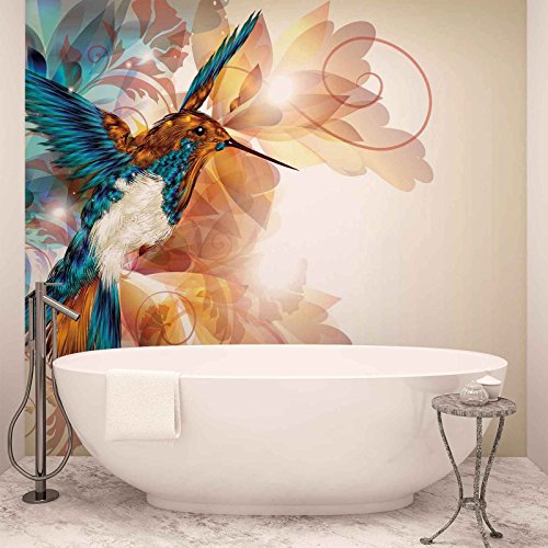 Fototapete Tapete ForWall Tiere Kolibri AF423P8 (368cm x 254cm) Photo Wallpaper Mural von FORWALL