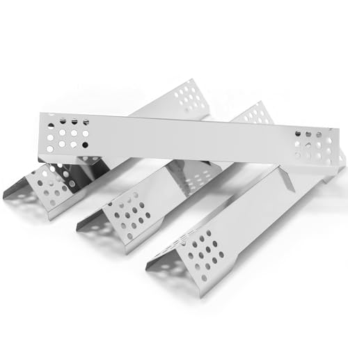 FORYEYC 40.2CM Brennerabdeckung Ersatzteile für Rösle Videro Series G3, G3-S, G3-S Nero, Vario+, Edelstahl Flammenverteiler für Rösle Videro G2, G4, G6 Serie und Sansibar, 4 Stück von FORYEYC