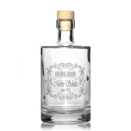 FORYOU24 Edle Whiskeykaraffe mit Gravur Original Whisky-Flasche graviert Vatertag Geburtstag Geschenkidee von FORYOU24