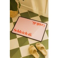 Fußmatte „Grüß Di./Schleich Di." - Beidseitig Nutzbar | Geschenk Einzug Wiener Charme 40x60 cm Made in Germany Fußmatte „Grüß Di./Schleich Di." - Beidseitig Nutzbar | Geschenk Einzug Wiener Charme 40x60 cm Made in Germany von FORYOURDEAR