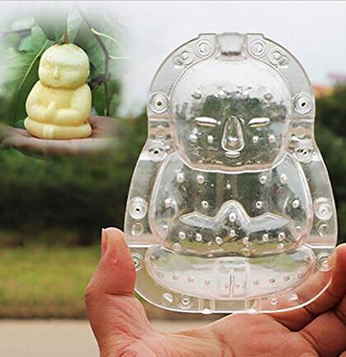 FOReverweihuajz Transparente Buddha-Form für Wachstum, Obst, Apfel, Birne, Pfirsich, Formwerkzeuge – 3 Größen (S,M,L) von FOReverweihuajz