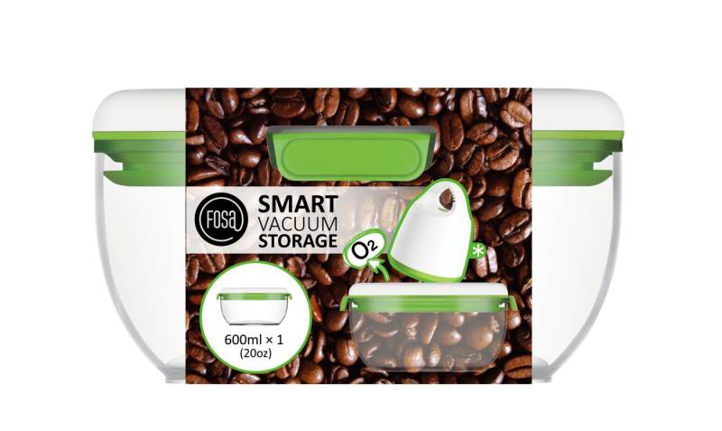 FOSA HOME Vakuumbehälter Madrid Behälter rund 600ml von FOSA HOME