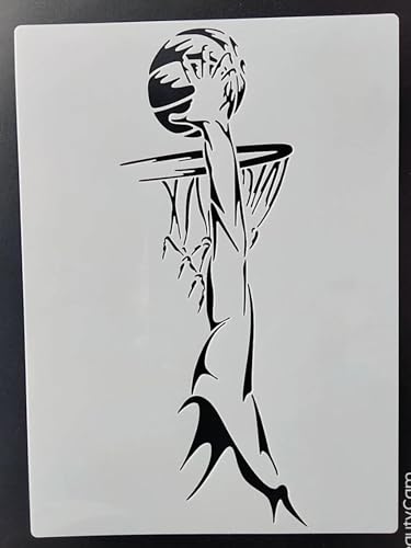 Wiederverwendbare Schablonen, 21 x 29 cm, Blitzschablone zum Malen auf Holz, Möbel, Boden, Dekoration, Heimwerkerbedarf, Stil 11 von FOSANGNANTU
