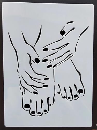 Wiederverwendbare Schablonen, 21 x 29 cm, Frauenschablone zum Malen auf Holz, Möbel, Boden, Dekoration, Heimwerkerbedarf, Stil 2 Wiederverwendbare Schablonen, 21 x 29 cm, Frauenschablone zum Malen auf Holz, Möbel, Boden, Dekoration, Heimwerkerbedarf, Stil 2 von FOSANGNANTU