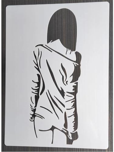 Wiederverwendbare Schablonen, 21 x 29 cm, Geometrie, Schönheit, Frauen, Schablone zum Malen auf Holz, Möbel, Boden, Dekoration, Heimwerkerbedarf, Stil 3 Wiederverwendbare Schablonen, 21 x 29 cm, Geometrie, Schönheit, Frauen, Schablone zum Malen auf Holz, Möbel, Boden, Dekoration, Heimwerkerbedarf, Stil 3 von FOSANGNANTU