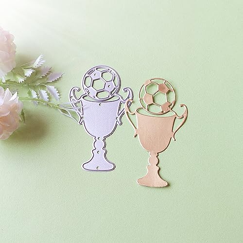 Metall-Stanzformen, 4,7 x 8,0 cm, Trophäen, Sport, Stanzformen, Dekoration, geprägtes Fotoalbum, Dekoration, Kartenherstellung, Basteln von FOSANGPUSHI