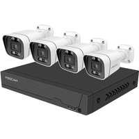 Foscam FNA108E-B4-2T LAN IP-Überwachungskamera-Set 8-Kanal mit 4 Kameras 3840 x 2160 Pixel von FOSCAM