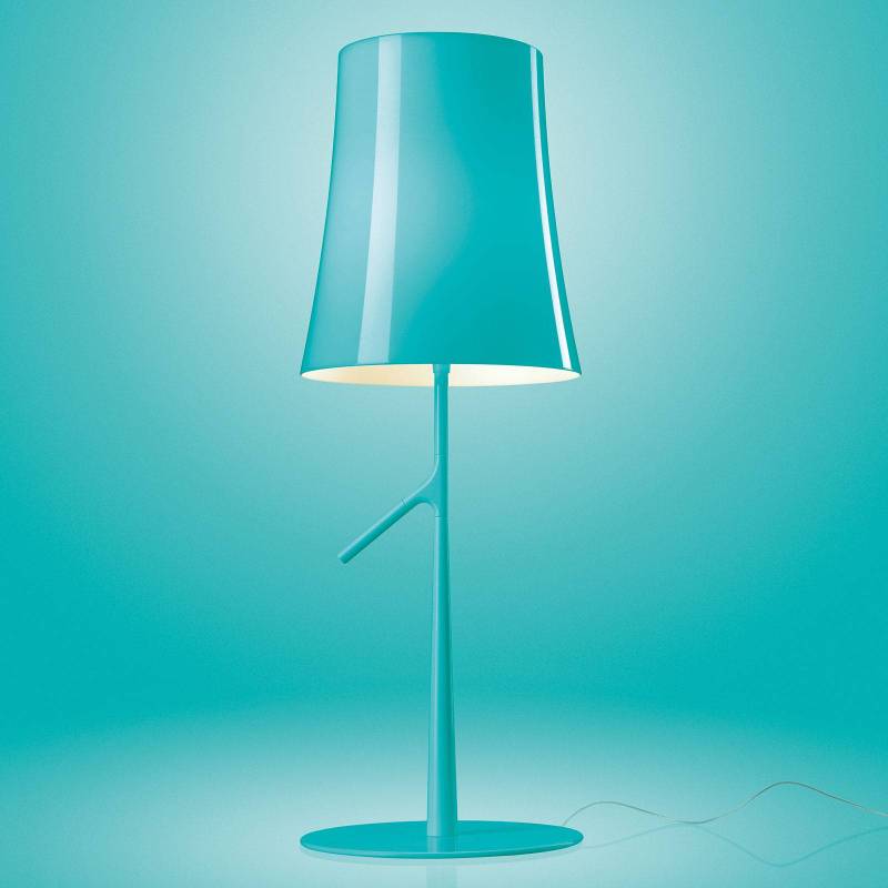 Foscarini Birdie LED grande Tischleuchte aquamarin von Foscarini