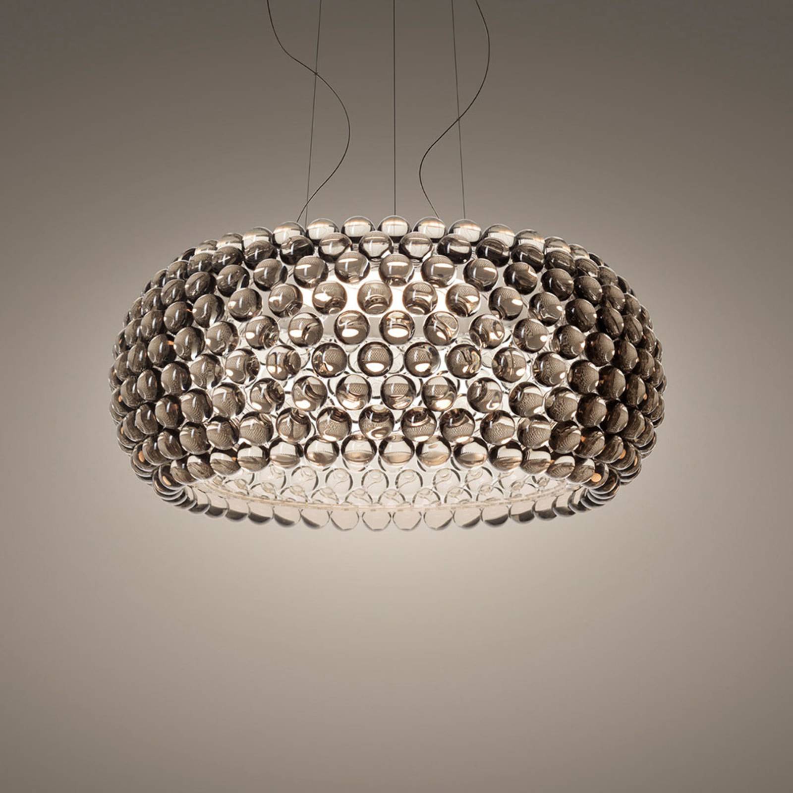 Foscarini Caboche Plus Grande Pendel dimmbar grau von Foscarini