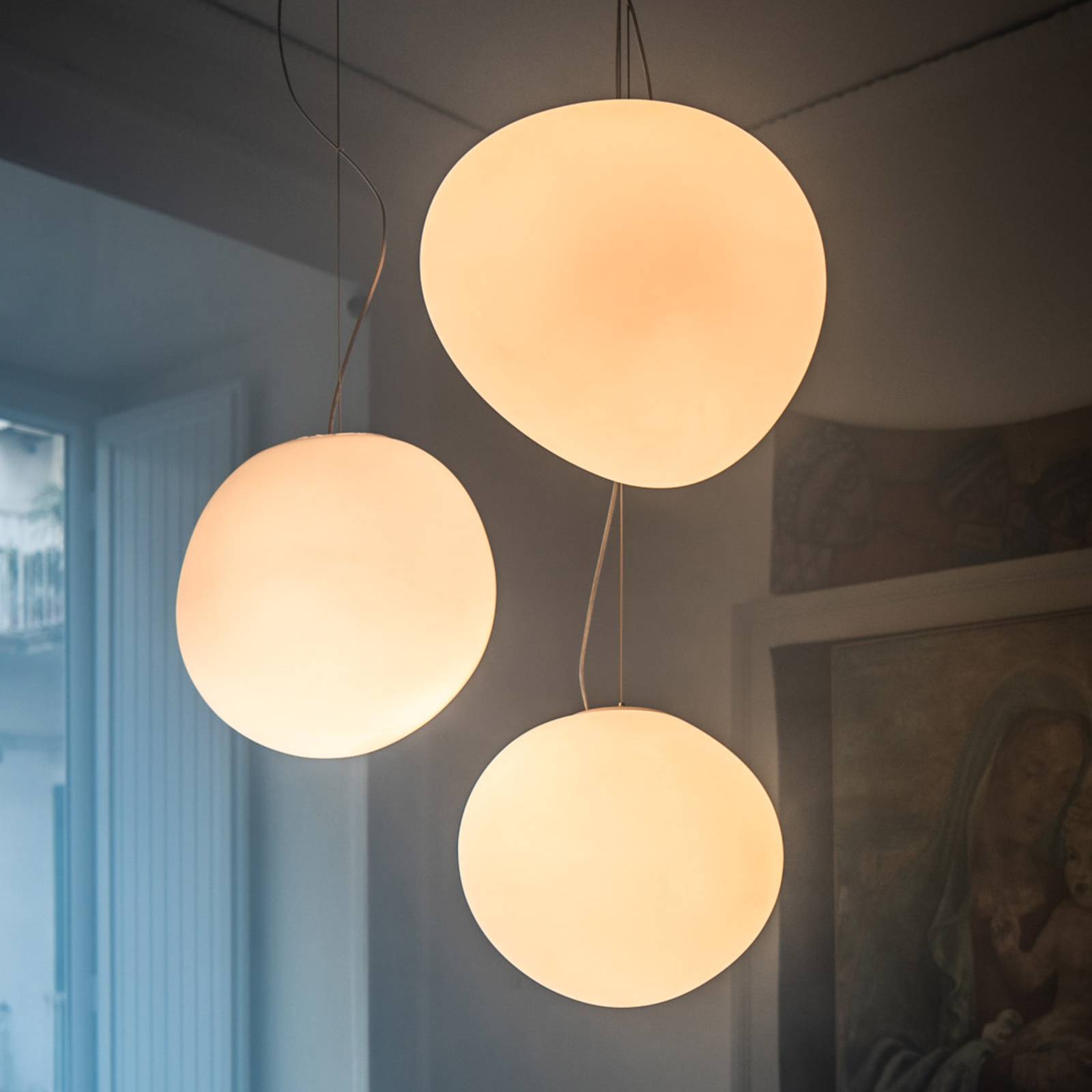 Foscarini Gregg grande LED-Hängeleuchte, dimmbar von Foscarini