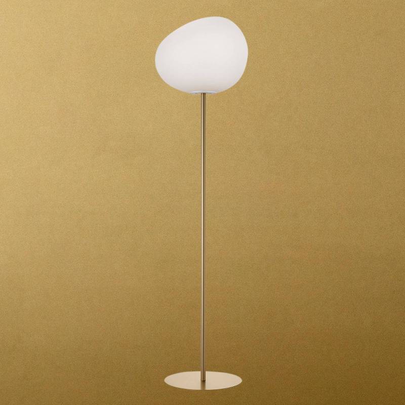 Foscarini Gregg grande Stehleuchte, 186 cm, gold von Foscarini