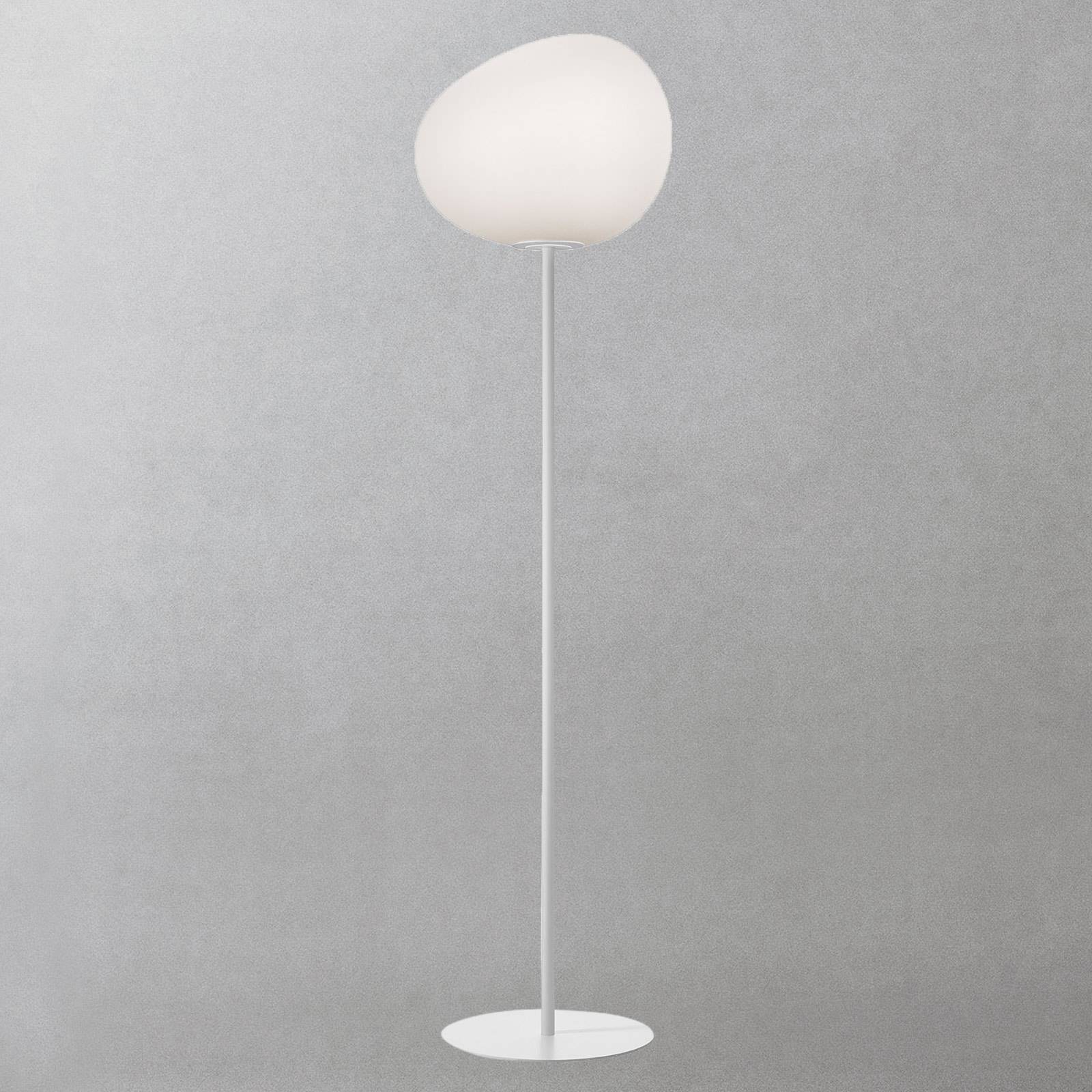 Foscarini Gregg grande Stehleuchte, 186 cm, weiß von Foscarini