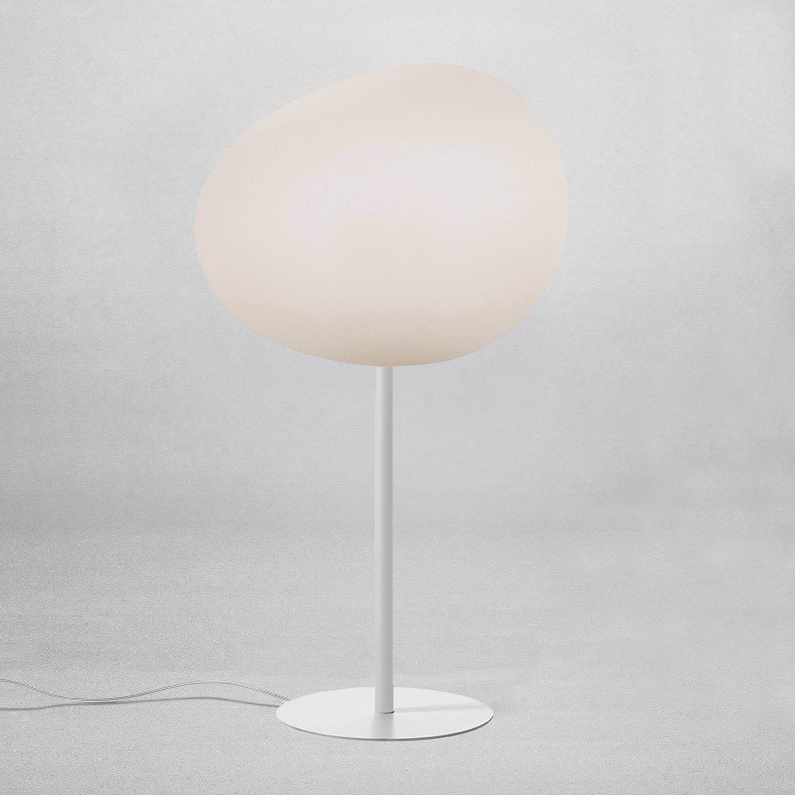 Foscarini Gregg grande alta Tischleuchte, weiß von Foscarini