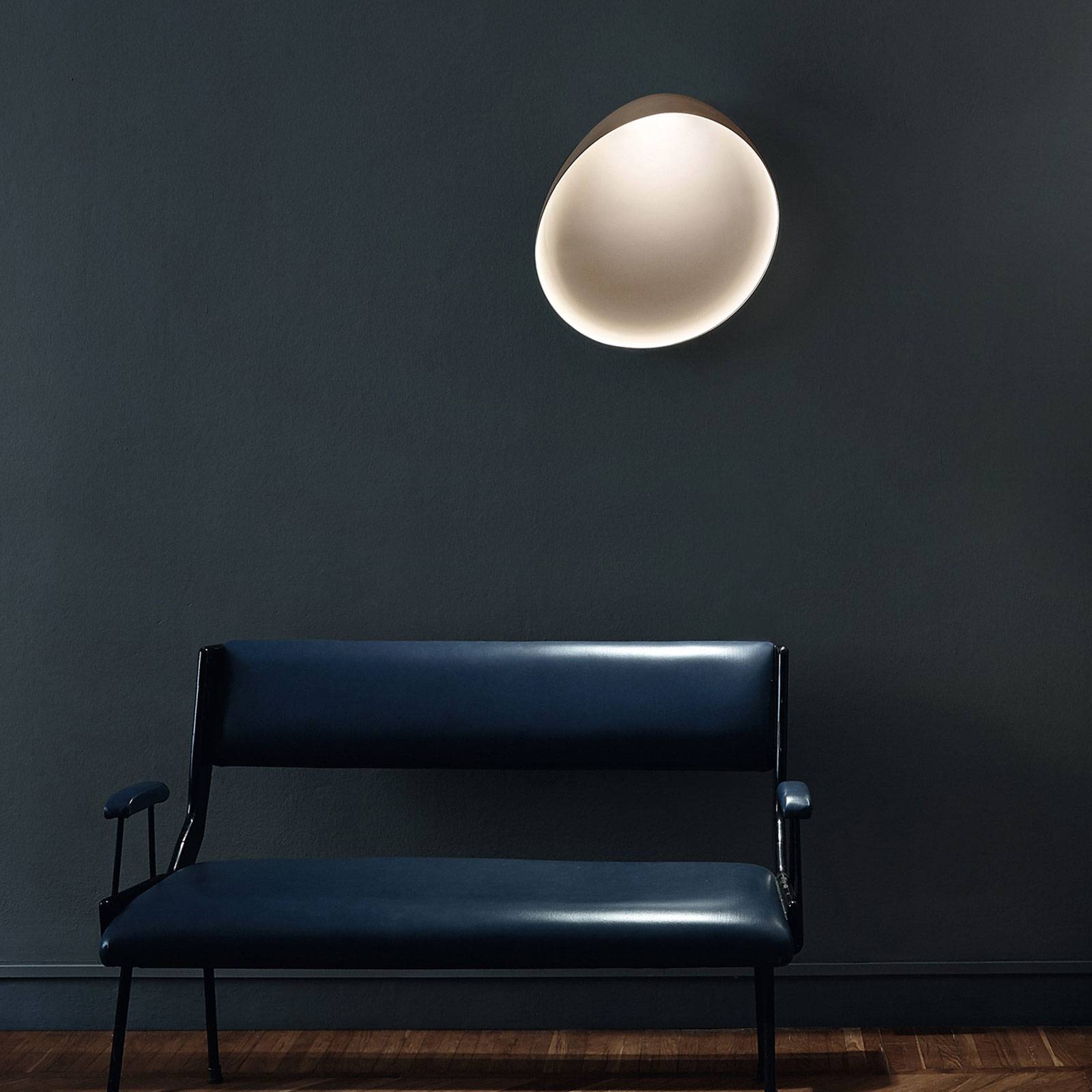 Foscarini Lake LED-Wandleuchte, elfenbein von Foscarini