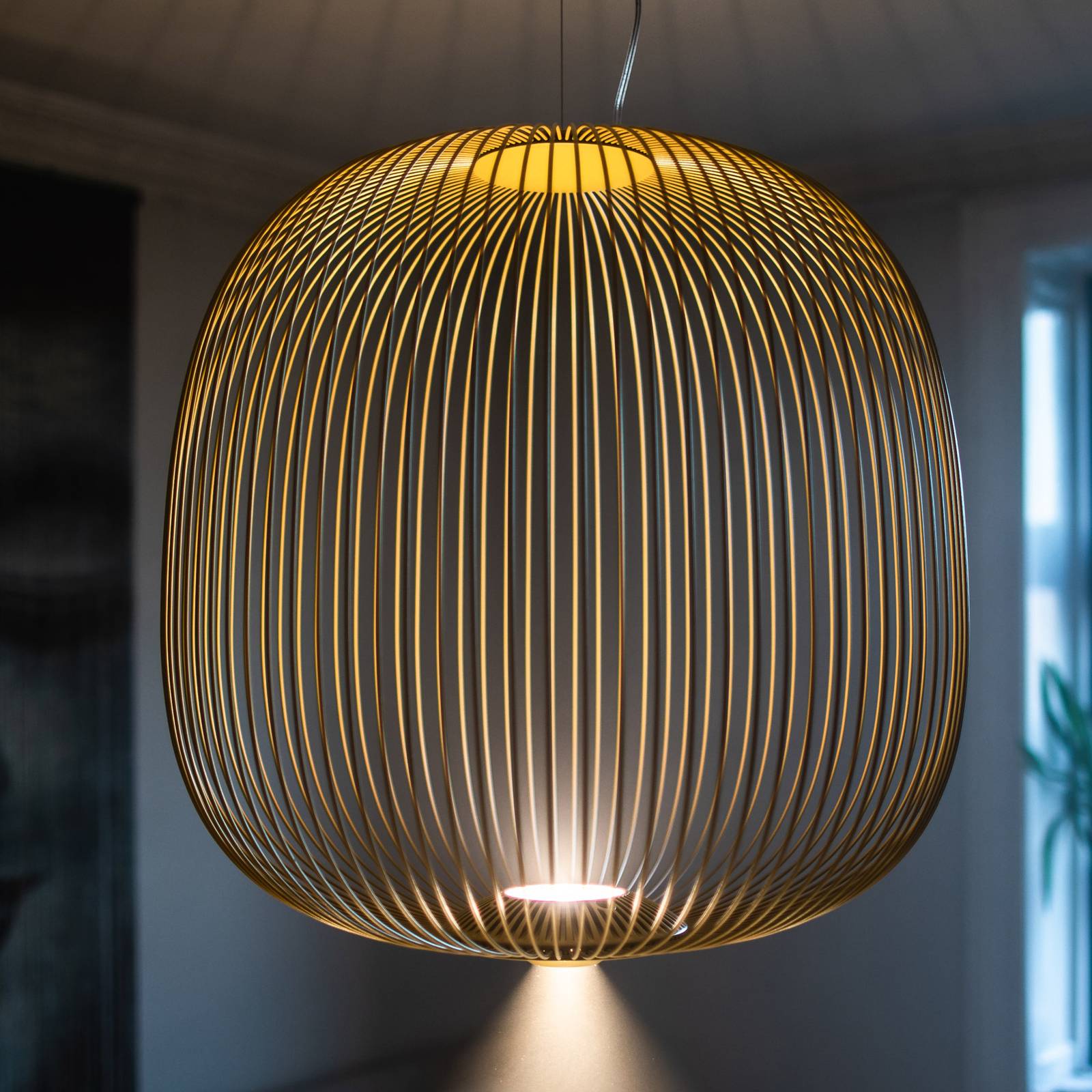 Foscarini MyLight Spokes 2 midi Hängelampe gold von Foscarini