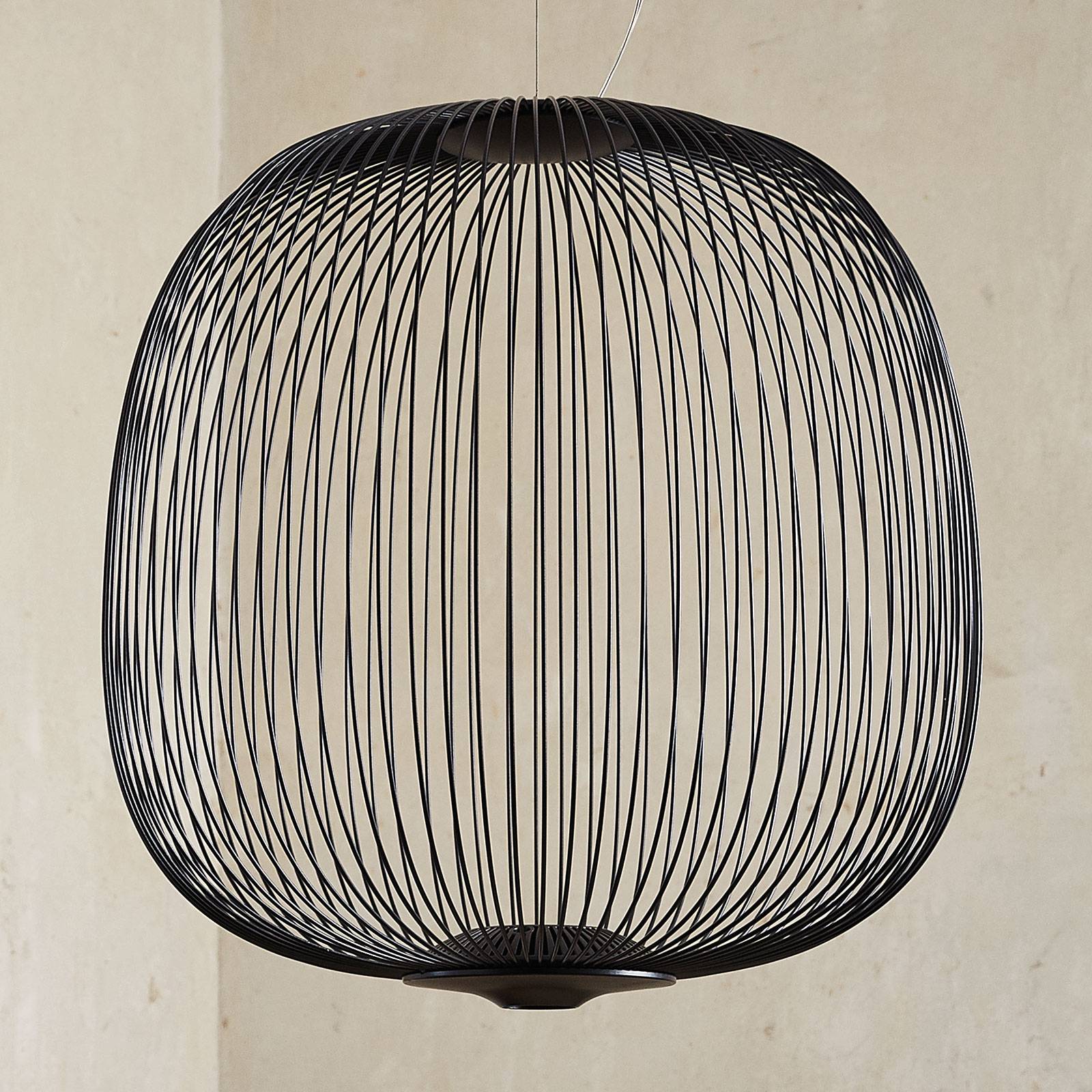 Foscarini MyLight Spokes 2 midi Hängelampe schwarz von Foscarini