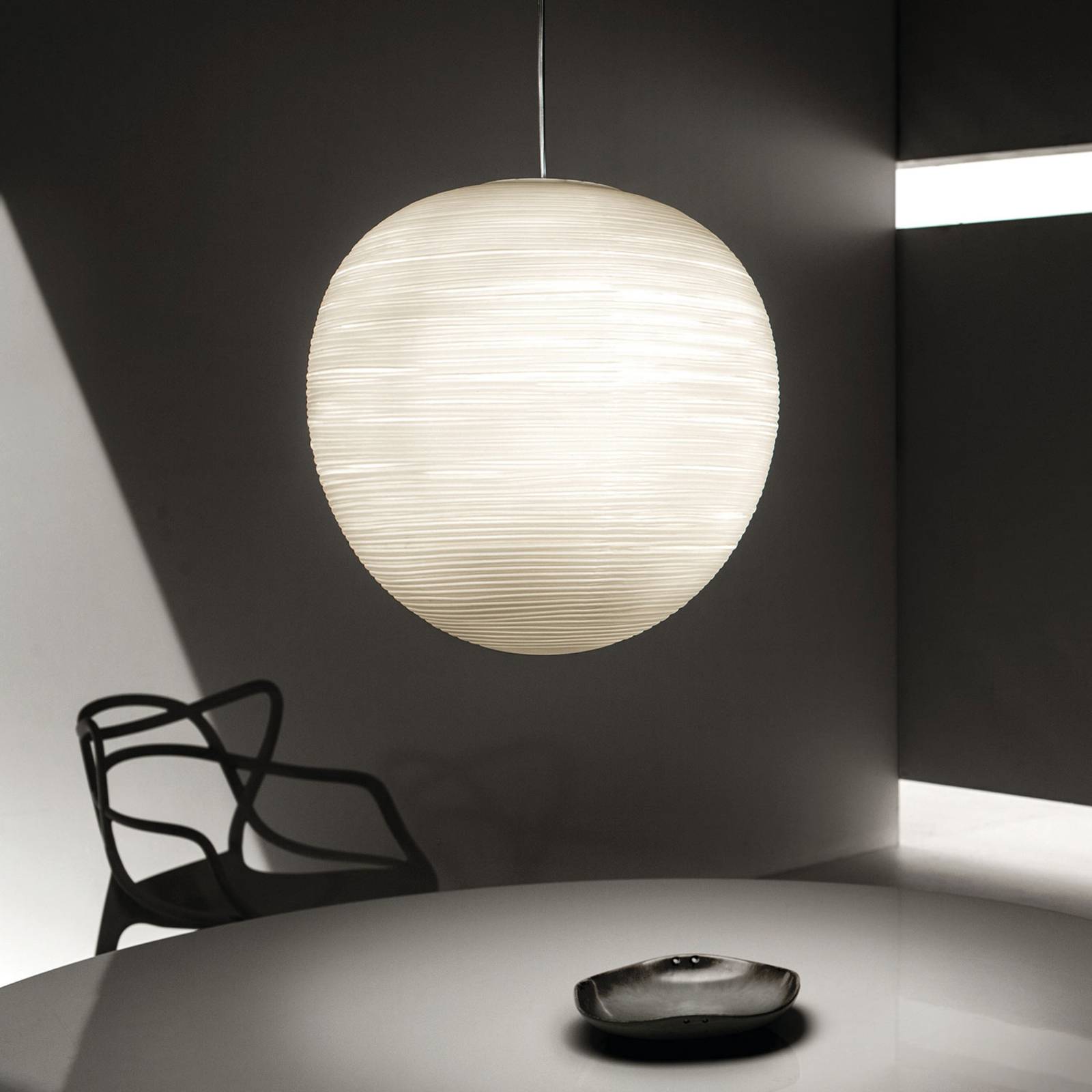 Foscarini Rituals XL E27-LED-Hängeleuchte aus Glas von Foscarini