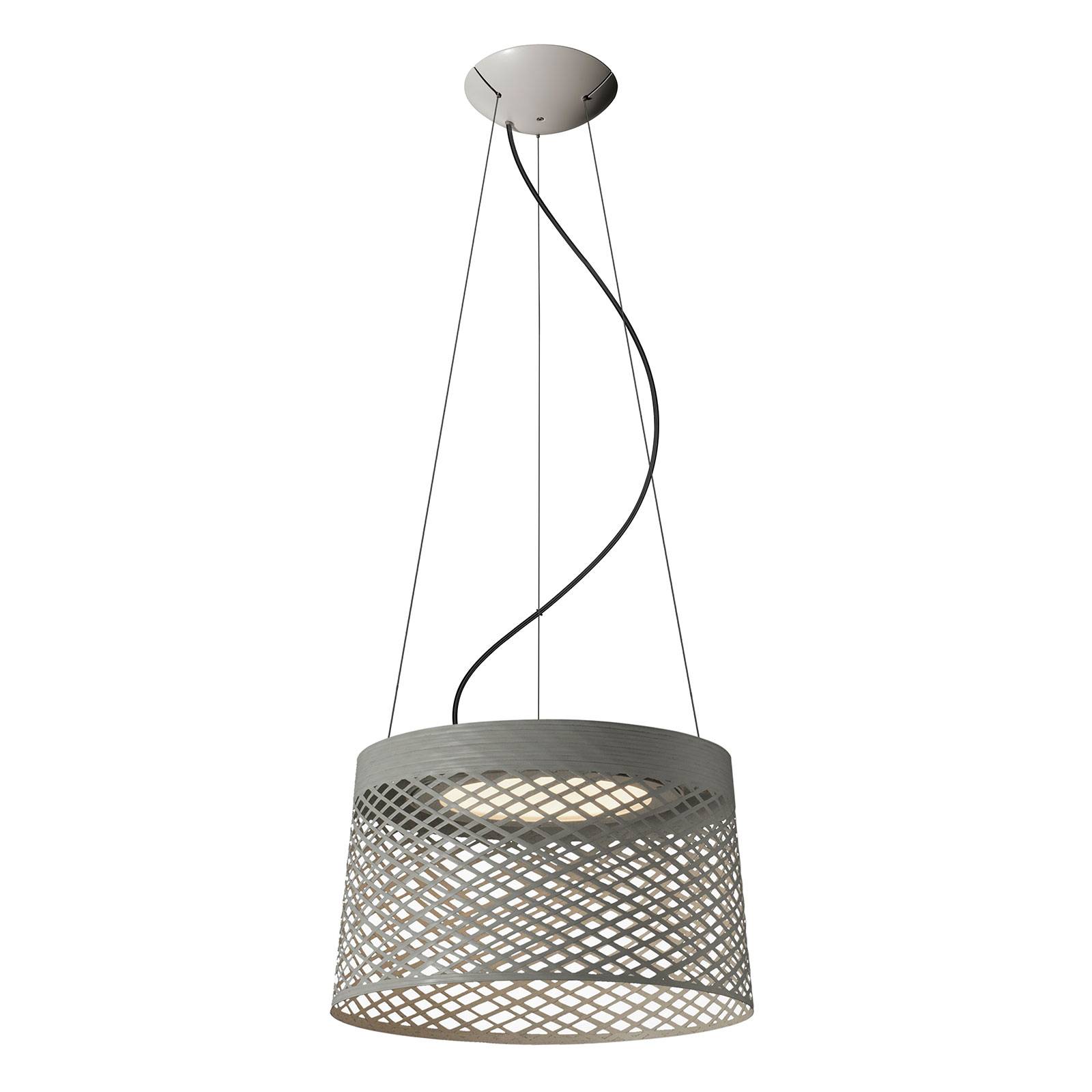 Foscarini Twiggy Grid LED-Hängeleuchte, greige von Foscarini