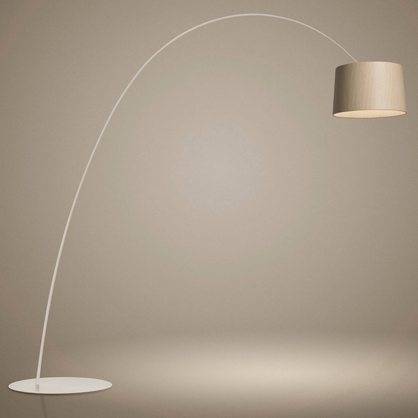 Foscarini Twiggy Wood MyLight Stehlampe CCT greige von Foscarini