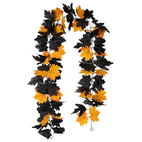 FOSDICK 175cm Herbstgirlande Herbstblätter Girlande Halloween Deko Ahorn Blätter girlande Herbstdeko Künstliche Ahornblätter Deko Herbst Girlande Blättergirlande für Innen Outdoor Halloween Dekoration FOSDICK 175cm Herbstgirlande Herbstblätter Girlande Halloween Deko Ahorn Blätter girlande Herbstdeko Künstliche Ahornblätter Deko Herbst Girlande Blättergirlande für Innen Outdoor Halloween Dekoration von FOSDICK