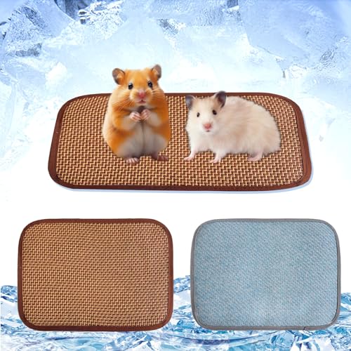 FOSDICK 2er-Pack Haustier Kühlmatte, Waschbares Kaninchen-Kühlkissen, 30x20cm Katzen Kühlbettchen Selbstkühlende Matte, Haustier Eismatte Sommer Hamster Kühlkissen, Kühlplatte für Kaninchen FOSDICK 2er-Pack Haustier Kühlmatte, Waschbares Kaninchen-Kühlkissen, 30x20cm Katzen Kühlbettchen Selbstkühlende Matte, Haustier Eismatte Sommer Hamster Kühlkissen, Kühlplatte für Kaninchen von FOSDICK