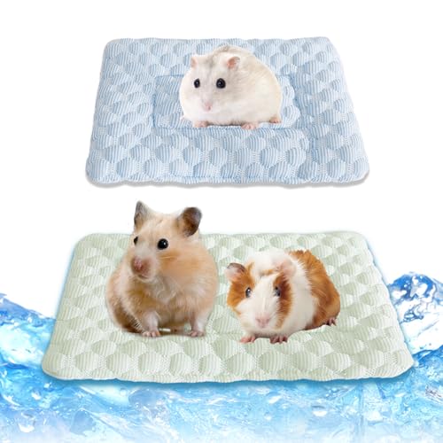 FOSDICK 2er-Pack Haustier Kühlmatte, Waschbares Kaninchen-Kühlkissen, 32x21cm Katzen Kühlbettchen Selbstkühlende Matte, Haustier Eismatte Sommer Hamster Kühlkissen, Kühlplatte für Kaninchen FOSDICK 2er-Pack Haustier Kühlmatte, Waschbares Kaninchen-Kühlkissen, 32x21cm Katzen Kühlbettchen Selbstkühlende Matte, Haustier Eismatte Sommer Hamster Kühlkissen, Kühlplatte für Kaninchen von FOSDICK