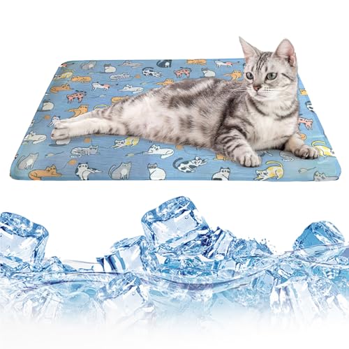 FOSDICK Kühlmatte Für Hunde Und Katzen 45x60cm Selbstkühlend Hundematte Cartoon Dog Cooling Mat Pad Kühldecke Haustierbett Für Kaninchen Nagetiere Sommer FOSDICK Kühlmatte Für Hunde Und Katzen 45x60cm Selbstkühlend Hundematte Cartoon Dog Cooling Mat Pad Kühldecke Haustierbett Für Kaninchen Nagetiere Sommer von FOSDICK