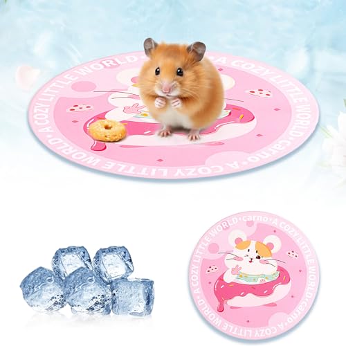 FOSDICK Kühlplatte Kaninchen 16x16 cm Kühlplatte Hamster Kühlmatte für Kaninchen, Sommer Hamster Kühlkissen, Rose FOSDICK Kühlplatte Kaninchen 16x16 cm Kühlplatte Hamster Kühlmatte für Kaninchen, Sommer Hamster Kühlkissen, Rose von FOSDICK