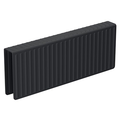 FOSFUKEER - Spülensattel aus Silikon, multifunktionaler Schutz für Küchenspüle, sicher und langlebig, ideal zum Schutz Ihres Bestecks und Glaswaren (schwarz, klein) von FOSFUKEER