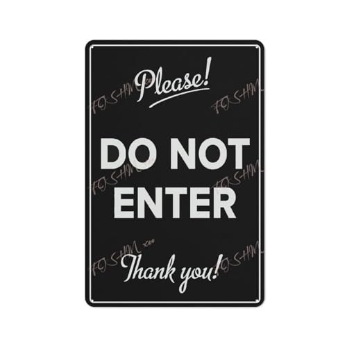FOSHIN Metall-Blechschild mit Aufschrift "Please Do Not Sign", für den Innen- und Außenbereich, 30,5 x 20,3 cm, Acryl, 10 Stück FOSHIN Metall-Blechschild mit Aufschrift "Please Do Not Sign", für den Innen- und Außenbereich, 30,5 x 20,3 cm, Acryl, 10 Stück von FOSHIN
