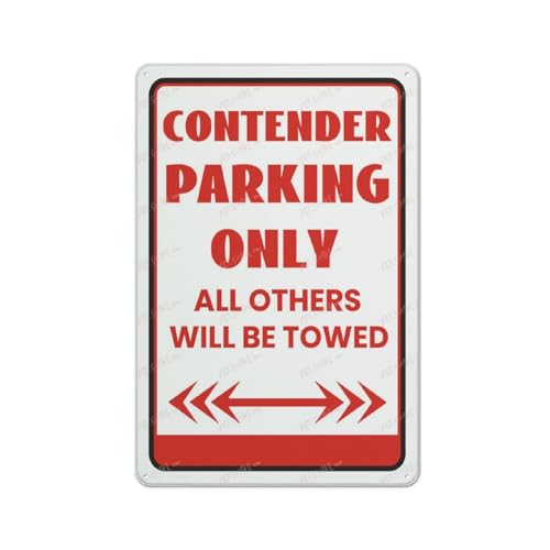 FOSHIN Vintage-Blechschild "Contender Parking Only All Others Will Be Towed Boat Ship Yacht Marina Lake Dock Yawl Craftmanship Wall Art Decor Public Vintage Retro Blechschild Plakette 20,3 x 30,5 cm FOSHIN Vintage-Blechschild "Contender Parking Only All Others Will Be Towed Boat Ship Yacht Marina Lake Dock Yawl Craftmanship Wall Art Decor Public Vintage Retro Blechschild Plakette 20,3 x 30,5 cm von FOSHIN