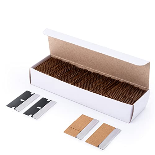 FOSHIO 100pcs Schaber ErsatzKlinge Kohlenstoffstahl Metall Schaber ErsatzKlinge Sicherheit Scraper Glue Knife Glas Sauberer Replacement Blade Auto Etikettenentferner FOSHIO 100pcs Schaber ErsatzKlinge Kohlenstoffstahl Metall Schaber ErsatzKlinge Sicherheit Scraper Glue Knife Glas Sauberer Replacement Blade Auto Etikettenentferner von FOSHIO