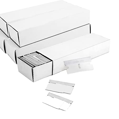 FOSHIO 600pcs Schaber ErsatzKlinge Edelstahl Metall Rasierklingen ErsatzKlinge Ceranfeldschaber Klebemesser GlassSchaber Cleaner Schaber Ceranfeld Labels Remover FOSHIO 600pcs Schaber ErsatzKlinge Edelstahl Metall Rasierklingen ErsatzKlinge Ceranfeldschaber Klebemesser GlassSchaber Cleaner Schaber Ceranfeld Labels Remover von FOSHIO