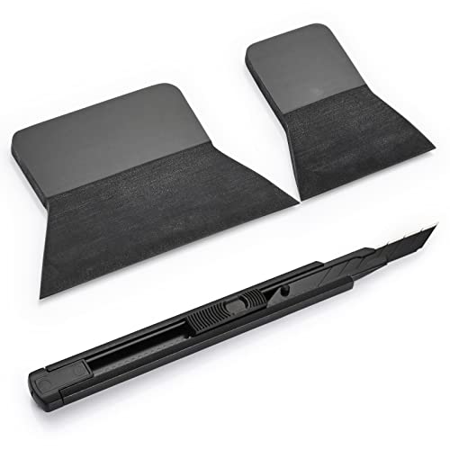 FOSHIO 2Stück Gummi Rakel Set mit Cuttermesser für Folie PPF Rakel Set Fensterabzieher für Autofolie Installation Auto Folieren Folienrakel Spezialrakel Für Fensterfolien FOSHIO 2Stück Gummi Rakel Set mit Cuttermesser für Folie PPF Rakel Set Fensterabzieher für Autofolie Installation Auto Folieren Folienrakel Spezialrakel Für Fensterfolien von FOSHIO