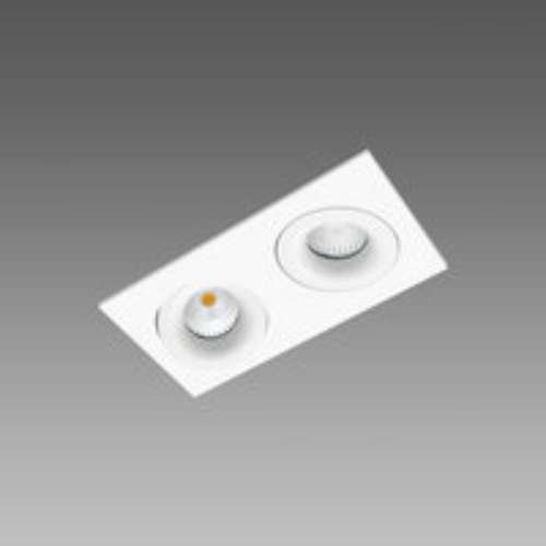 Fosnova Microshop - Downlight Microshop2 1807 2 x 9 W 3 k Cell-di weiß von FOSNOVA