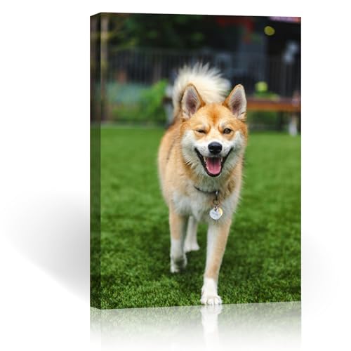 FOSOQIB Foto auf Leinwand - Leinwand Personalisiertes Foto, Hochauflösende Druckqualität, für Vatertag und Muttertag, Größe 20x25 cm von FOSOQIB