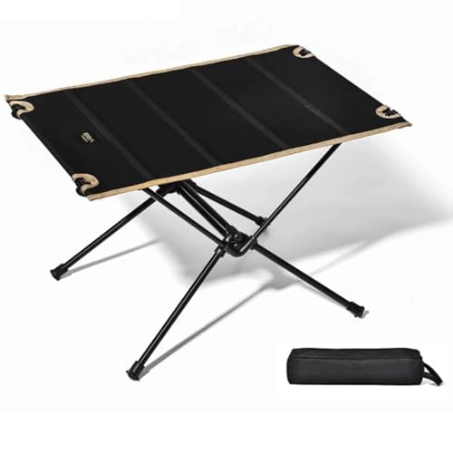 Ultraleichter, Klappbarer Schwarzer Campingtisch, Kleiner Beistelltisch Aus Aluminium Mit Oxford-Stoffplatte Und Tragetasche, for Strand, Picknick Im Freien, Kochen, Reisen, Grillen Ultraleichter, Klappbarer Schwarzer Campingtisch, Kleiner Beistelltisch Aus Aluminium Mit Oxford-Stoffplatte Und Tragetasche, for Strand, Picknick Im Freien, Kochen, Reisen, Grillen von FOTOEV