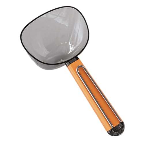 Reismesslöffel, Messlöffel, mit Edelstahl-Clip, Küchen-Reislöffel, Küchenwaage, langer Griff für Kaffeebohnen Founcy von FOUNCY
