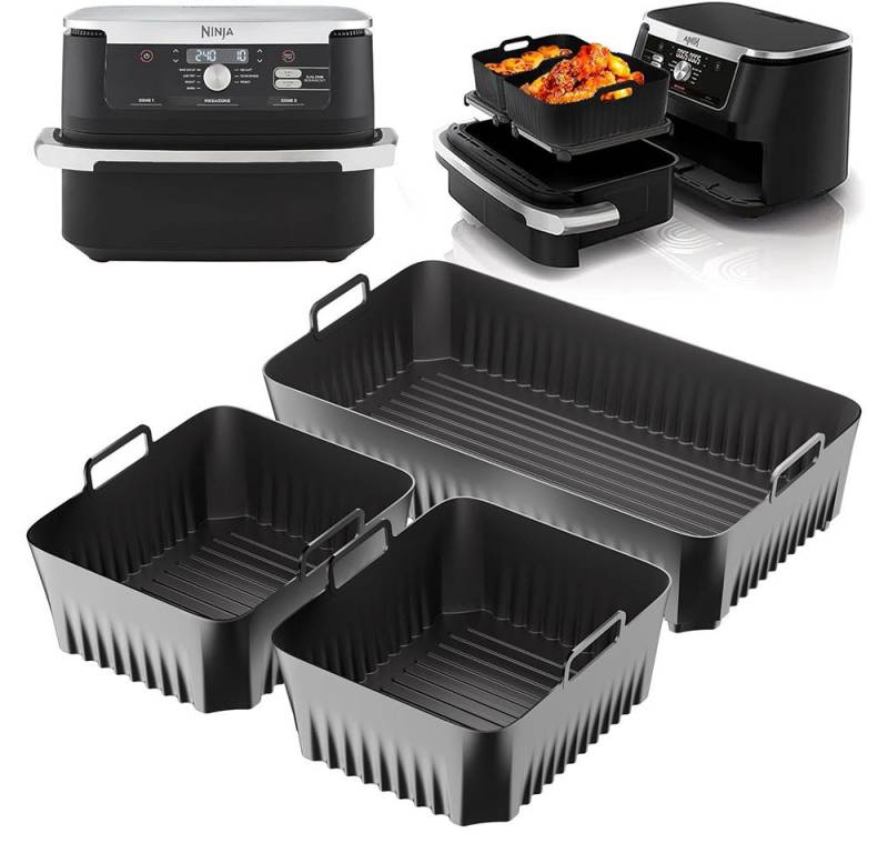 FOUORTUNATE-BEE Brötchen-Röstaufsatz Heißluftfritteuse Zubehör für Ninja Af500DE 10,4L (3 Stück) FOUORTUNATE-BEE Brötchen-Röstaufsatz Heißluftfritteuse Zubehör für Ninja Af500DE 10,4L (3 Stück) von FOUORTUNATE-BEE