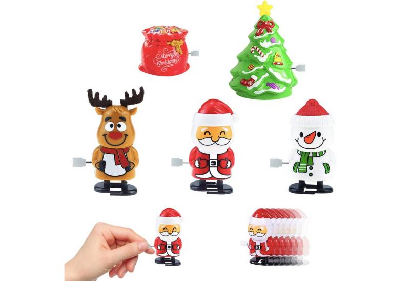 FOUORTUNATE-BEE Dekoobjekt 5 Stück Weihnachten Aufziehspielzeug Uhrwerk Spielzeug Aufziehfigur (Wind Up Rentier Weihnachtsbaum Schneemann Weihnachtsmann Figur, 5 St., Weihnachten Deko Figuren Lustiges Spielzeug) FOUORTUNATE-BEE Dekoobjekt 5 Stück Weihnachten Aufziehspielzeug Uhrwerk Spielzeug Aufziehfigur (Wind Up Rentier Weihnachtsbaum Schneemann Weihnachtsmann Figur, 5 St., Weihnachten Deko Figuren Lustiges Spielzeug) von FOUORTUNATE-BEE
