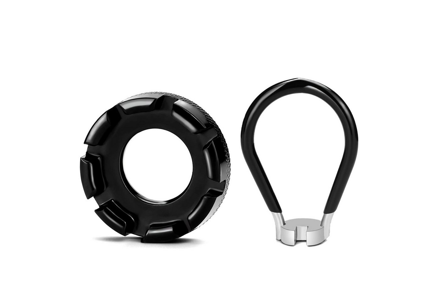 FOUORTUNATE-BEE Fahrrad-Montageständer Speichenschlüssel Fahrrad aus Stahl (Speichenspanner - Nippelspanner 6 Größen 10-15 Gauge Spoke Tool für Fahrrad, Bike) von FOUORTUNATE-BEE