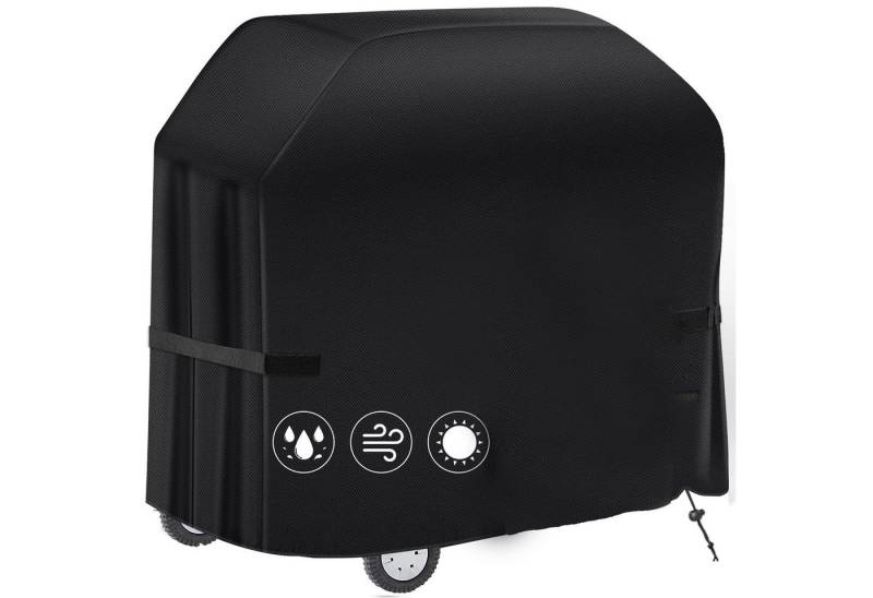 FOUORTUNATE-BEE Grillabdeckhaube Grillabdeckung Wetterfest 420D Oxford-Stoff Grill Abdeckhaube Gasgrill Wasserdicht Staubdicht Schutzhülle, Haube Abdeckplane Reißfest BBQ Cover von FOUORTUNATE-BEE