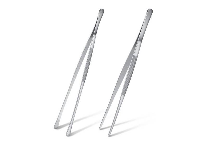 FOUORTUNATE-BEE Grillzange 2er Set Grillzange Edelstahl Lang 30CM Kitchen Kochpinzette, für Kochen Grillen und Backen FOUORTUNATE-BEE Grillzange 2er Set Grillzange Edelstahl Lang 30CM Kitchen Kochpinzette, für Kochen Grillen und Backen von FOUORTUNATE-BEE