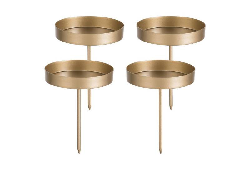 FOUORTUNATE-BEE Kerzenleuchter 4er-Set Kerzenhalter im modernen und schlichten Design, Elegante Kerzenhalter für stilvolle Deko in jedem Raum FOUORTUNATE-BEE Kerzenleuchter 4er-Set Kerzenhalter im modernen und schlichten Design, Elegante Kerzenhalter für stilvolle Deko in jedem Raum von FOUORTUNATE-BEE