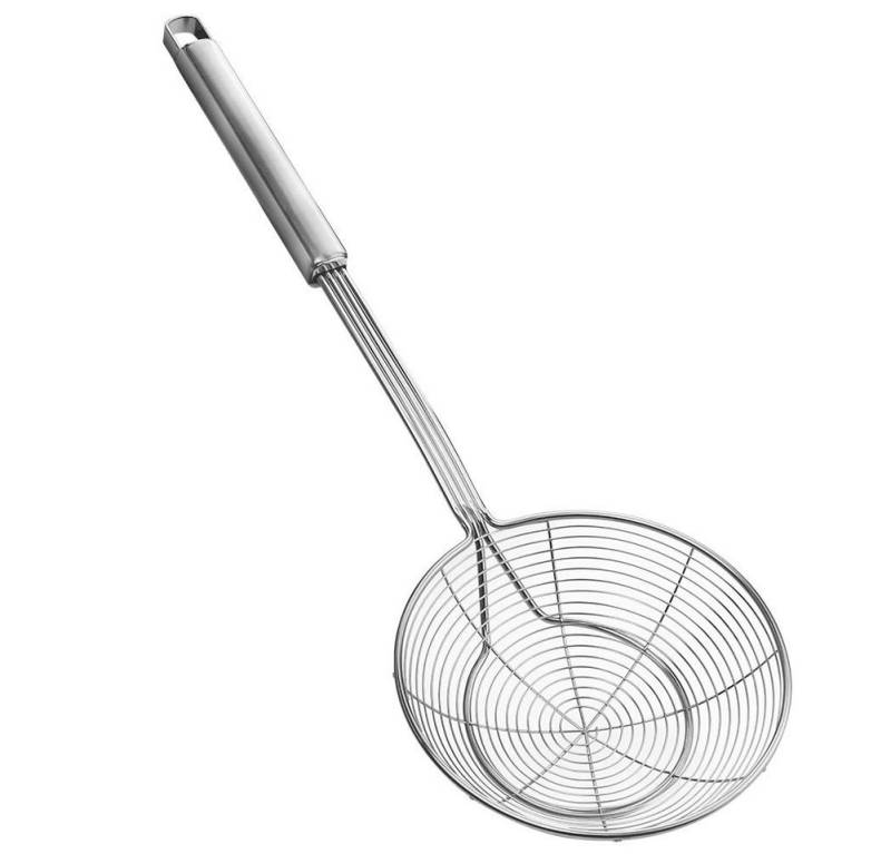 FOUORTUNATE-BEE Küchensieb Spinnennetz-Schöpflöffel aus Edelstahl, Kochabschäumer, (Schaumlöffel, Siebkelle, Küchenkelle aus Drahtnetz mit Griff für das tägliche Fritieren, Dünsten und Schöpfen. Durchmesser: 14 cm) FOUORTUNATE-BEE Küchensieb Spinnennetz-Schöpflöffel aus Edelstahl, Kochabschäumer, (Schaumlöffel, Siebkelle, Küchenkelle aus Drahtnetz mit Griff für das tägliche Fritieren, Dünsten und Schöpfen. Durchmesser: 14 cm) von FOUORTUNATE-BEE
