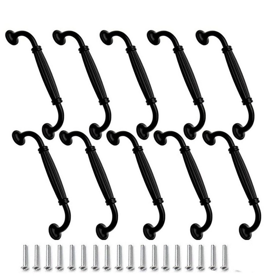 FOUORTUNATE-BEE Möbelgriff 10er Set Möbelgriffe aus Aluminium für Türen und Schubladen (10-St), Elegante und langlebige Griffe zur einfachen Montage an Möbeln von FOUORTUNATE-BEE
