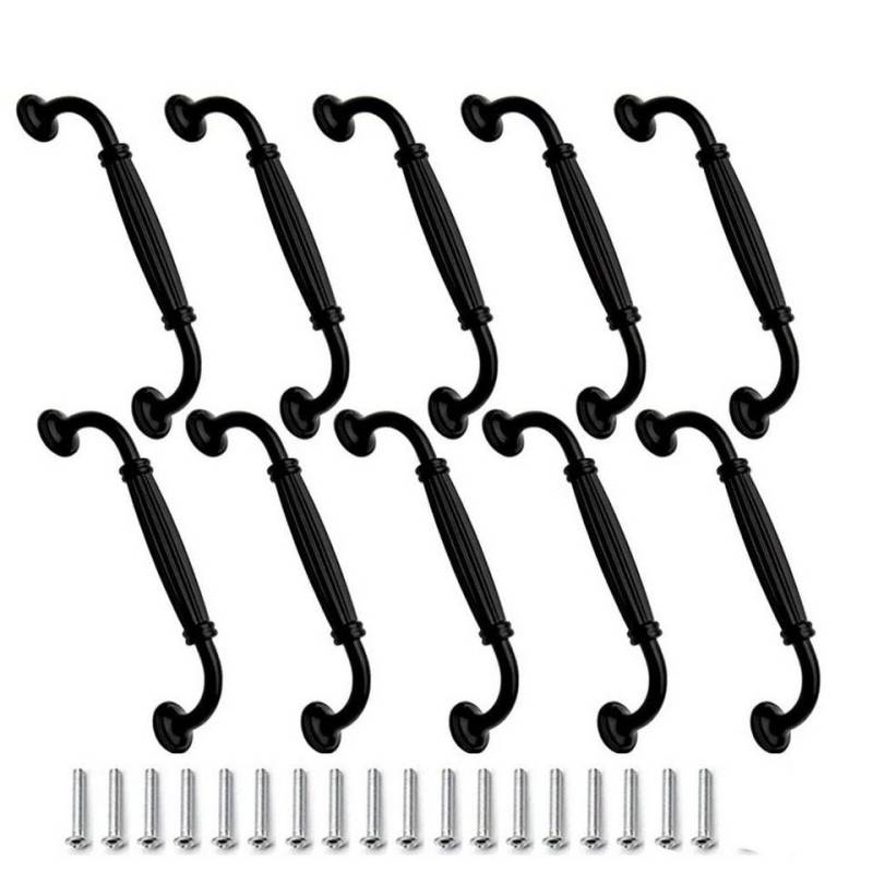 FOUORTUNATE-BEE Möbelgriff 10er Set Möbelgriffe aus Aluminium für Türen und Schubladen (10-St), Elegante und langlebige Griffe zur einfachen Montage an Möbeln von FOUORTUNATE-BEE