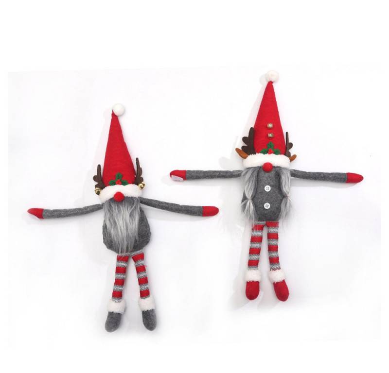 FOUORTUNATE-BEE Raffhalter 2er Set Weihnachtliche Vorhanghalter – Lustige Rudolph Figuren, (2-tlg), Niedliche Weihnachtsdeko für Vorhänge – Festliche Stimmung im Haus von FOUORTUNATE-BEE