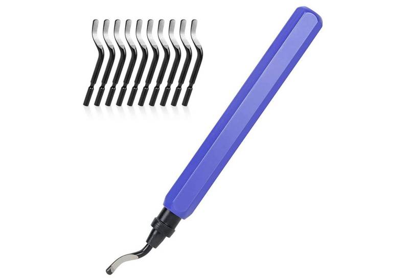 FOUORTUNATE-BEE Rohrschneider Entgrater Werkzeug Universal, (Metallgriff Handentgrater mit 10 Stück Ersatzklingen, 360° Rotierender Klinge Schneidwerkzeug für 3D Drucker, Kunststoff, Aluminium (1 Werkzeug + 11 Klingen) FOUORTUNATE-BEE Rohrschneider Entgrater Werkzeug Universal, (Metallgriff Handentgrater mit 10 Stück Ersatzklingen, 360° Rotierender Klinge Schneidwerkzeug für 3D Drucker, Kunststoff, Aluminium (1 Werkzeug + 11 Klingen) von FOUORTUNATE-BEE